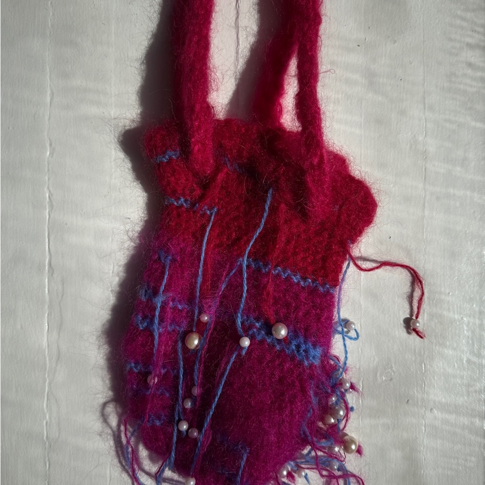 Handcrafted Karo Koru Mohair Bag